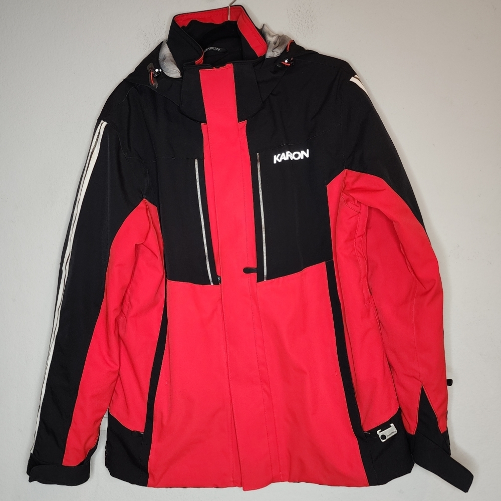 KARBON Snowboard Ski Coat Red Black Mens Size Medium Winter